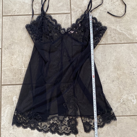 Victoria's Secret Black Lace Slip Medium - Picture 11 of 13
